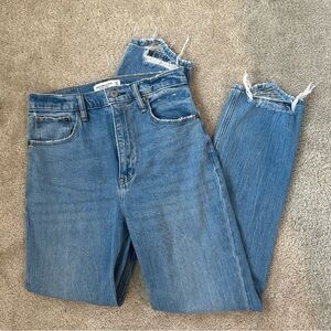 Abercrombie & Fitch Light Blue Ultra High Rise Jeans